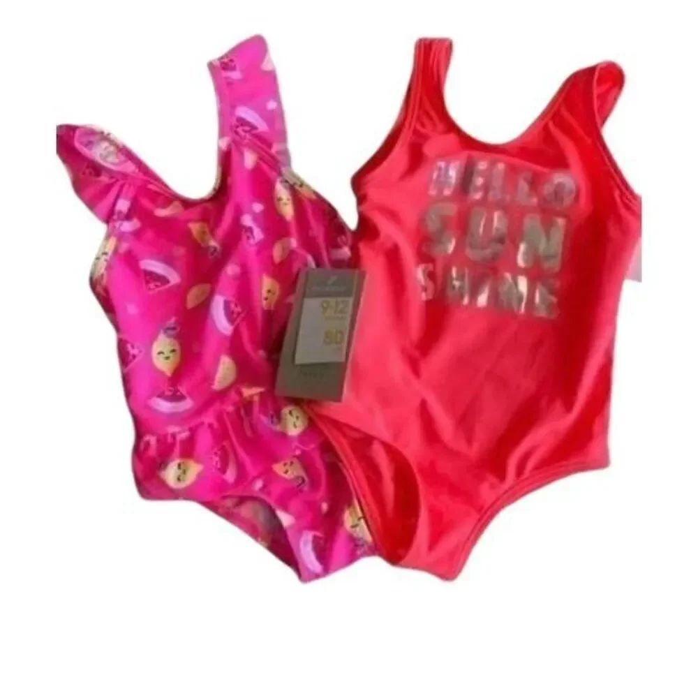 PriMark NWT set of two one piece bathing suits 9/12 months